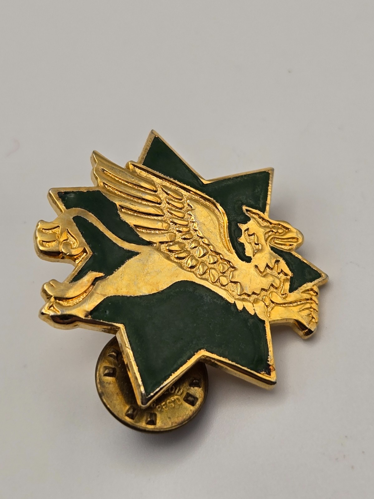Vintage Army DUI Pin - 496th Military Police Battalion