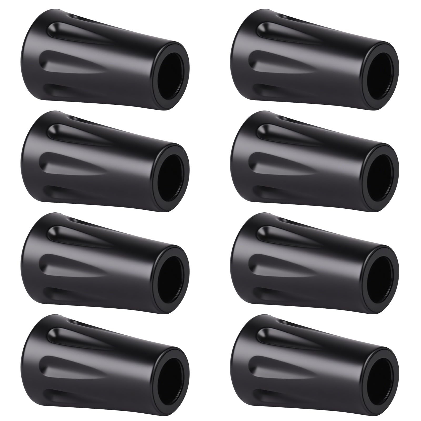 8Pcs Walking Stick Tips, Trekking Pole Tip, Walking Cane Tips Replacement Rub...