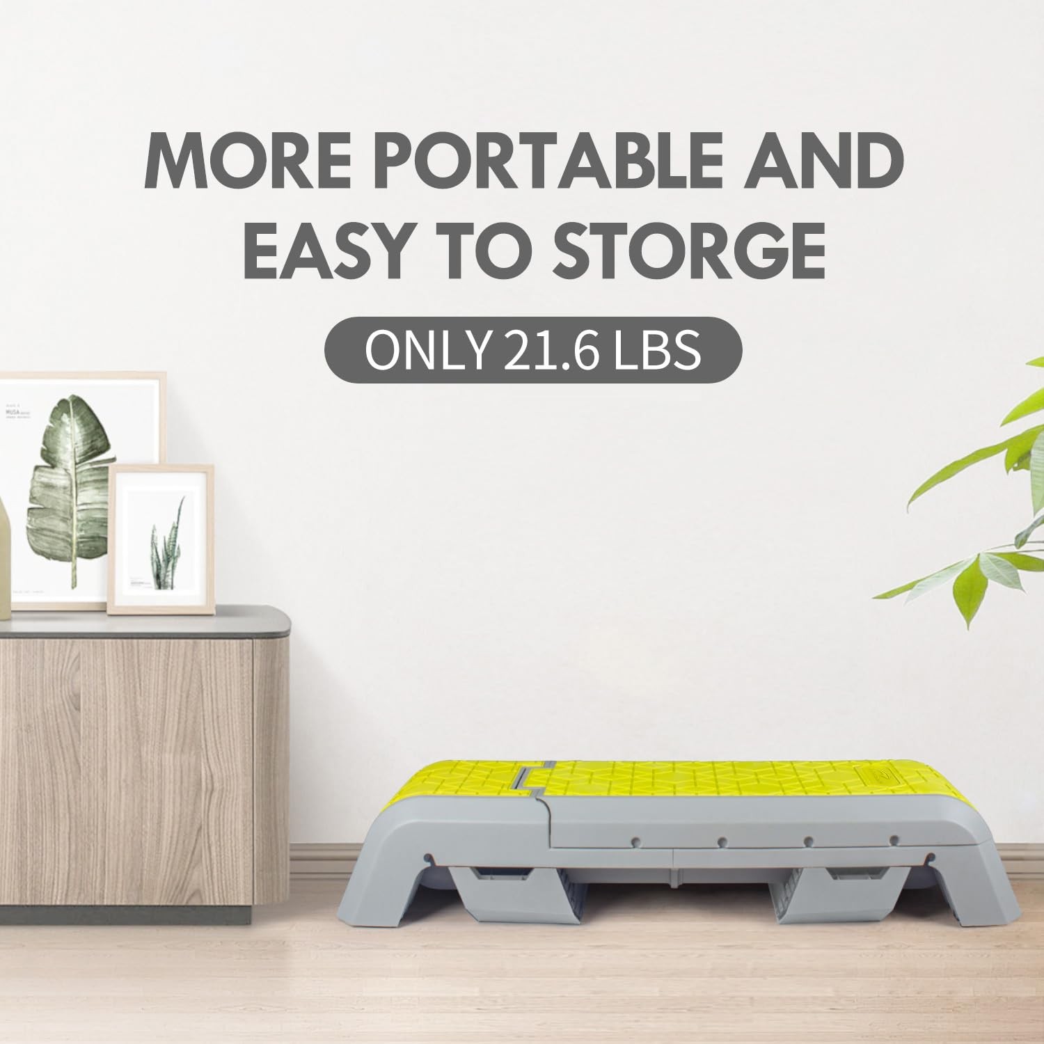 Multifunctional Aerobic Deck with Cord Workout Platform Adjustable Dumbbell B...