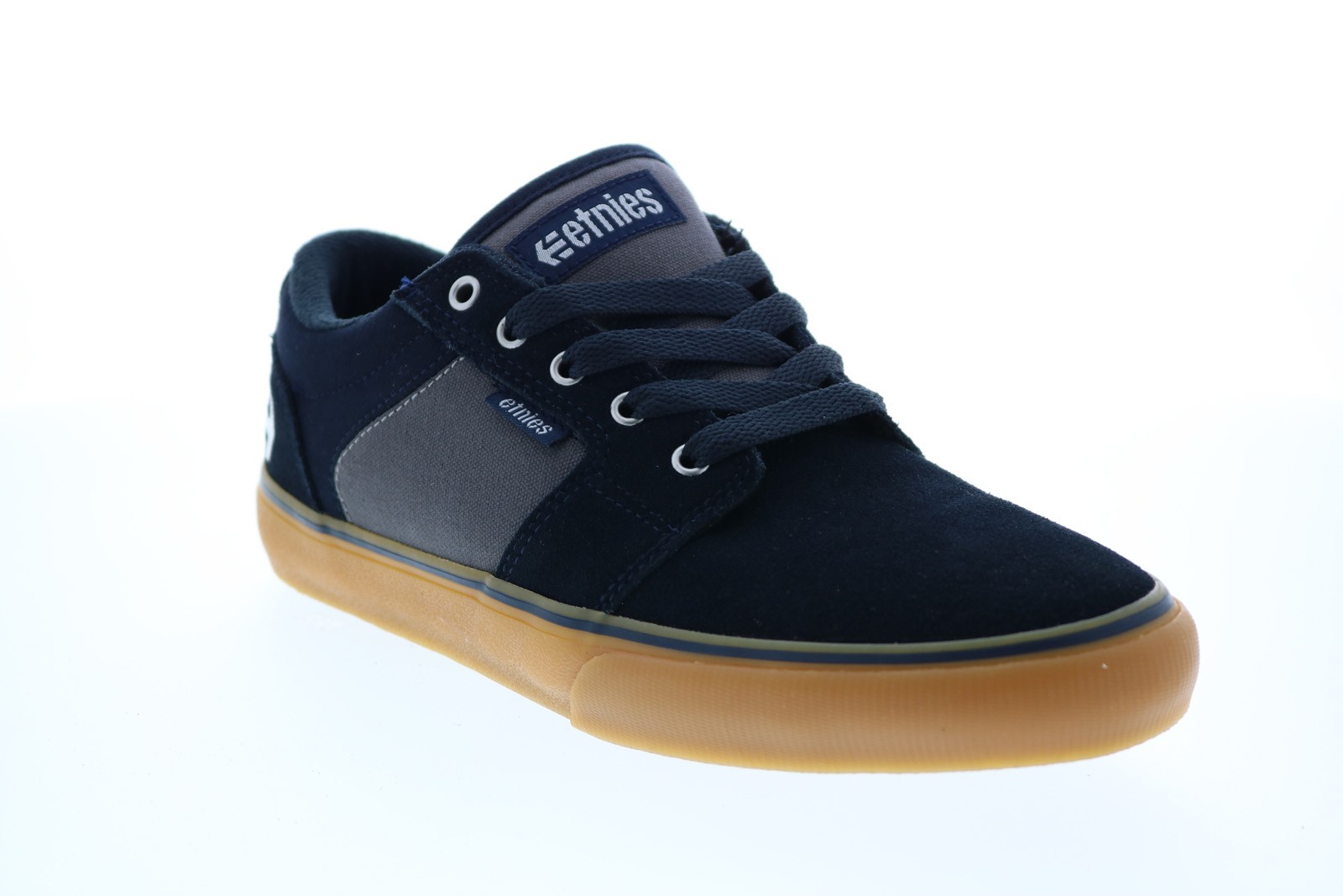 Etnies Barge LS 4101000351413 Mens Blue Suede Skate Inspired Sneakers Shoes 8.5