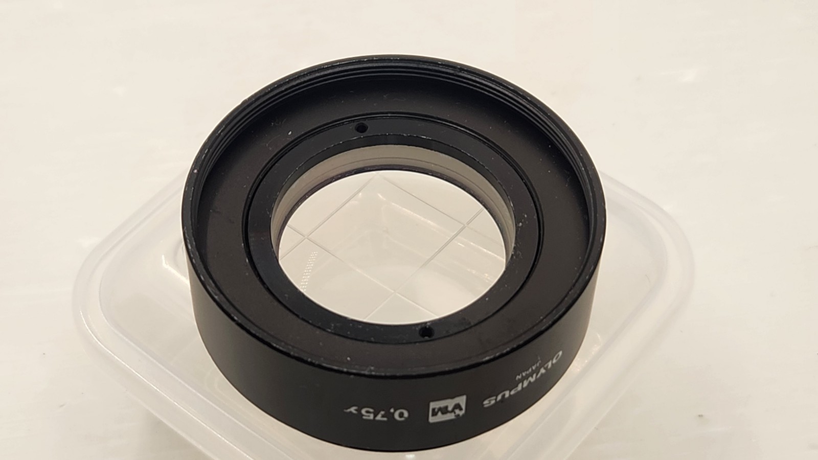 OLYMPUS VM 0.75x STEREO MICROSCOPE LENS OBJECTIVE VM 0.75x 34633