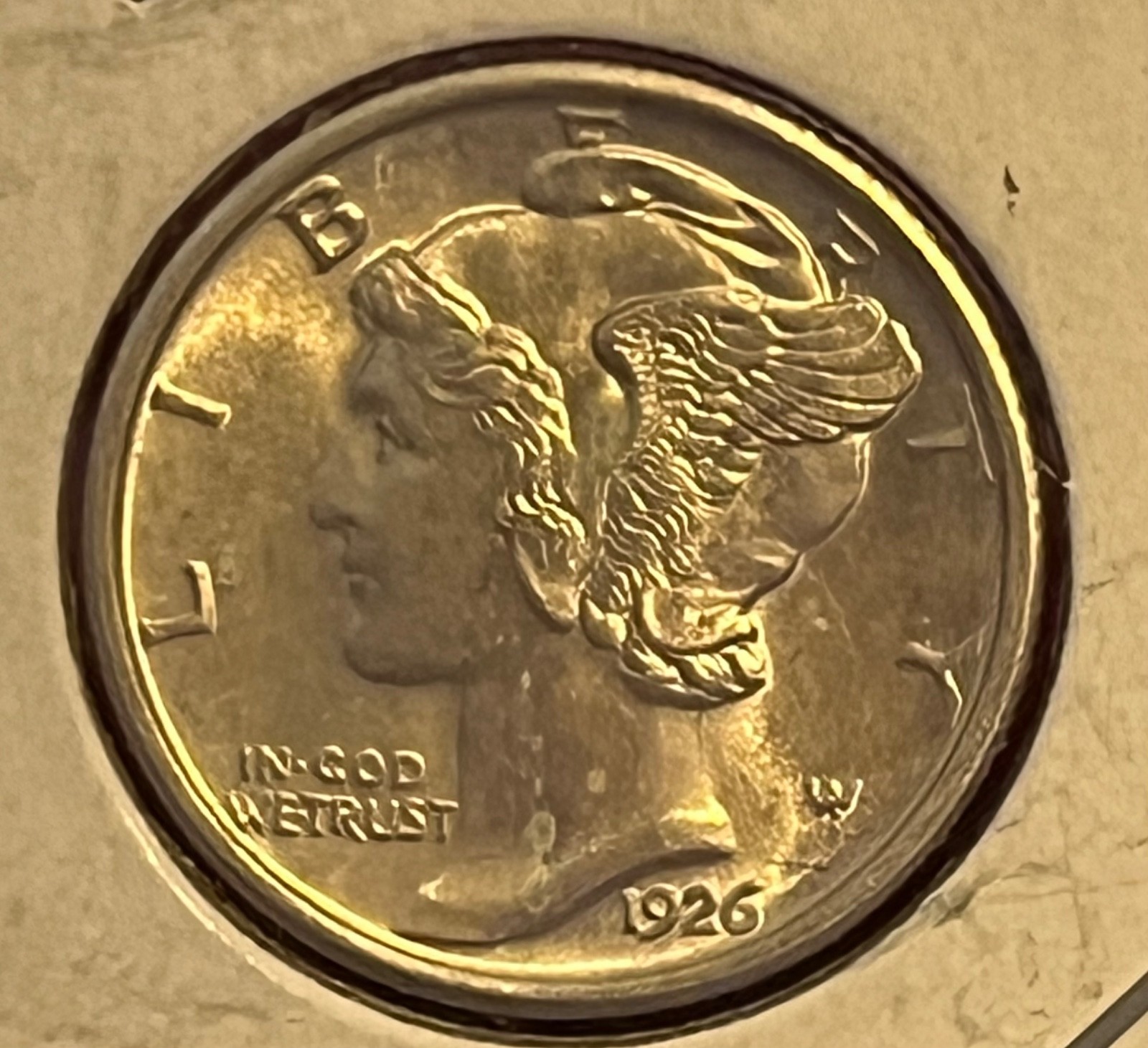 1926 Mercury  Dime , very choice to gem brilliant uncirculated , Scarce date