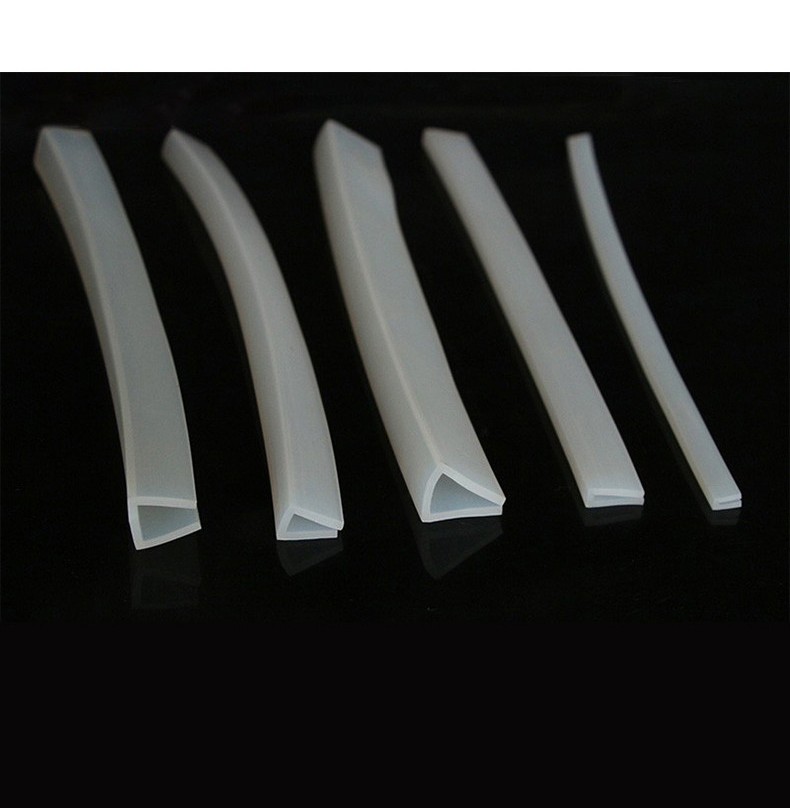 Silicone U Channel Edge Wrapping Strip Heat Resistant Up To 200°C Sealing Trim