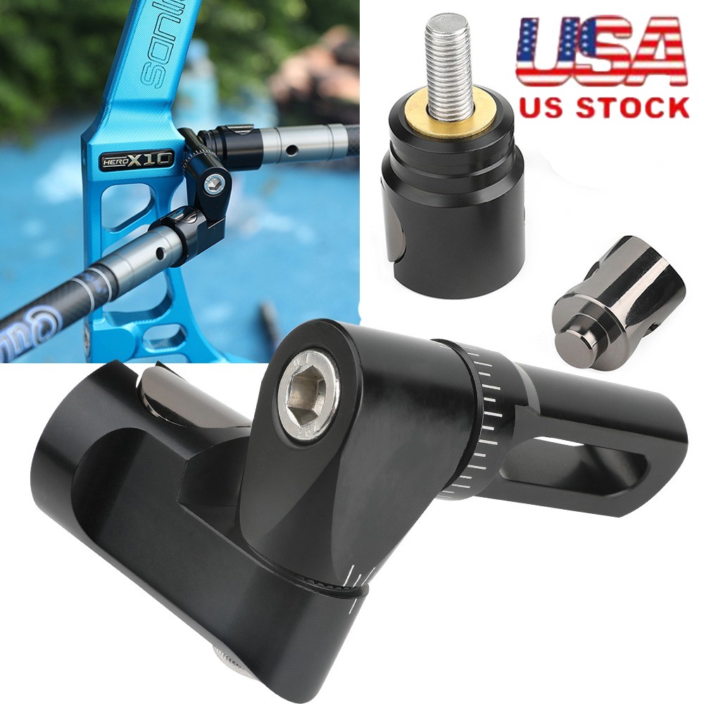 Single Sided V-Bar Aluminum Adjustable Compound Bow Stabilizer Archery Shooting