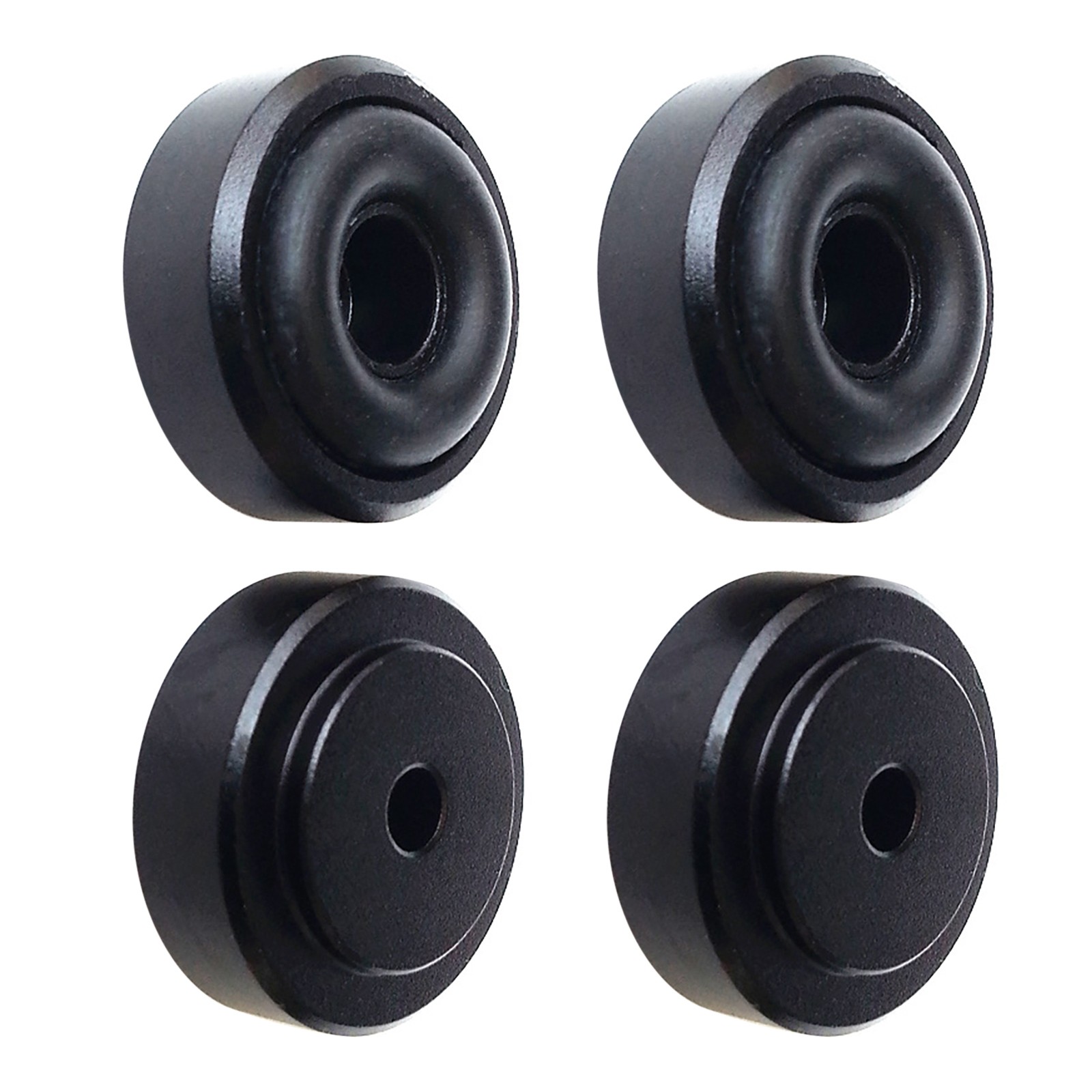 4pcs 20x8mm Black Isolation Feet Stand For CD Turntable Radio AMP Amplifier B