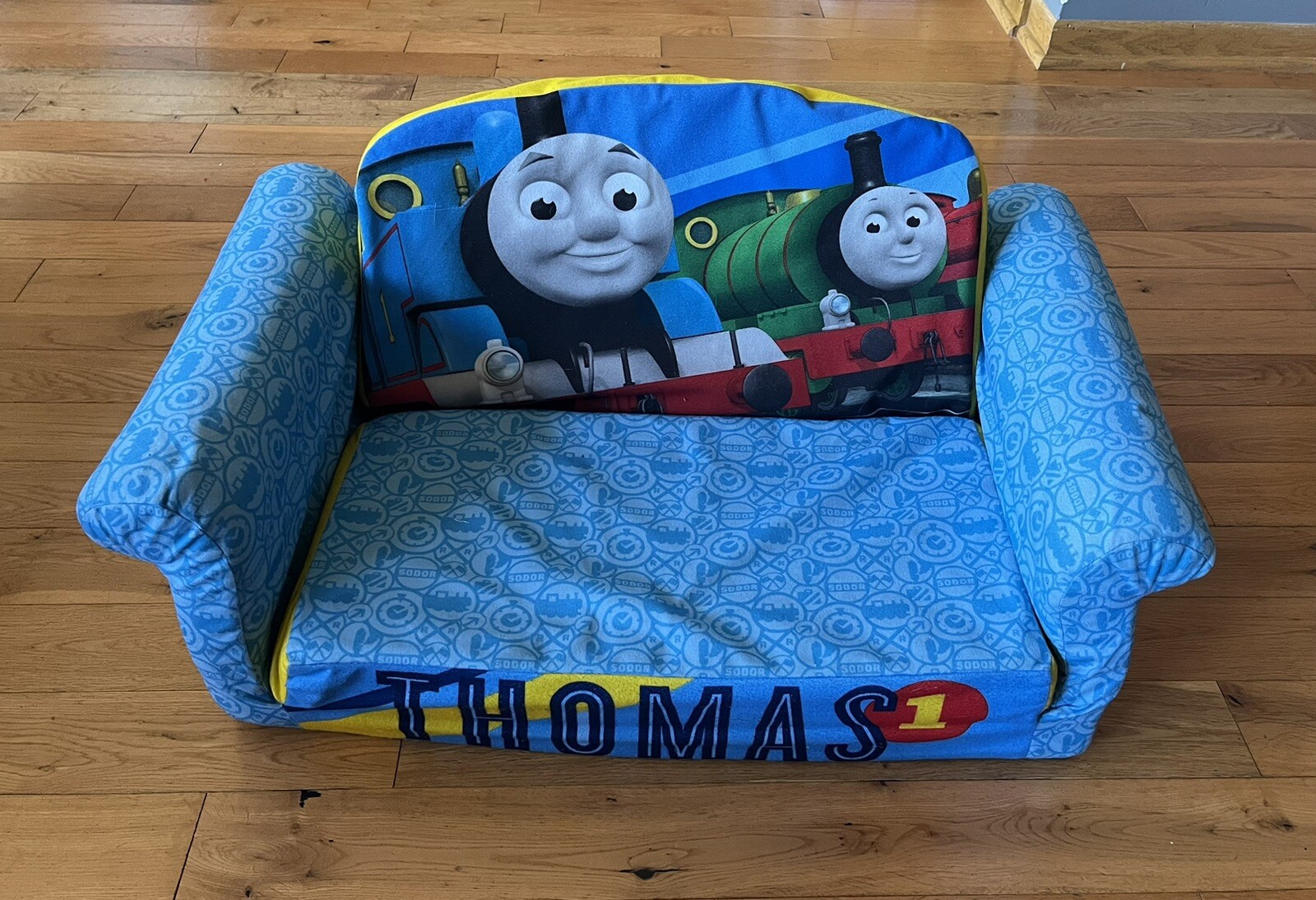 Thomas The Train Couch Marshmallow Furniture 2-in-1 Flip Couch Bed Kid's
