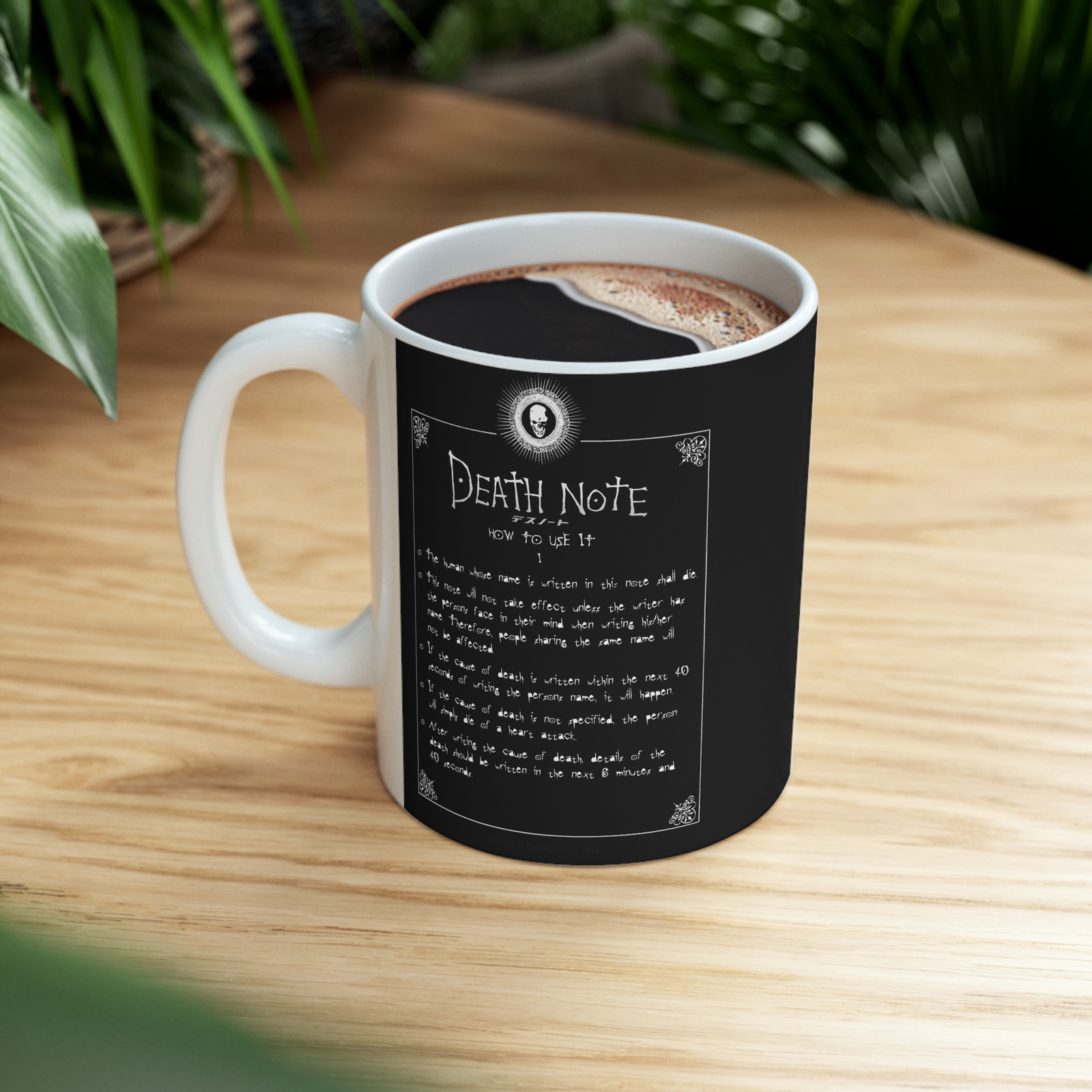 Death Note Mug, 11oz