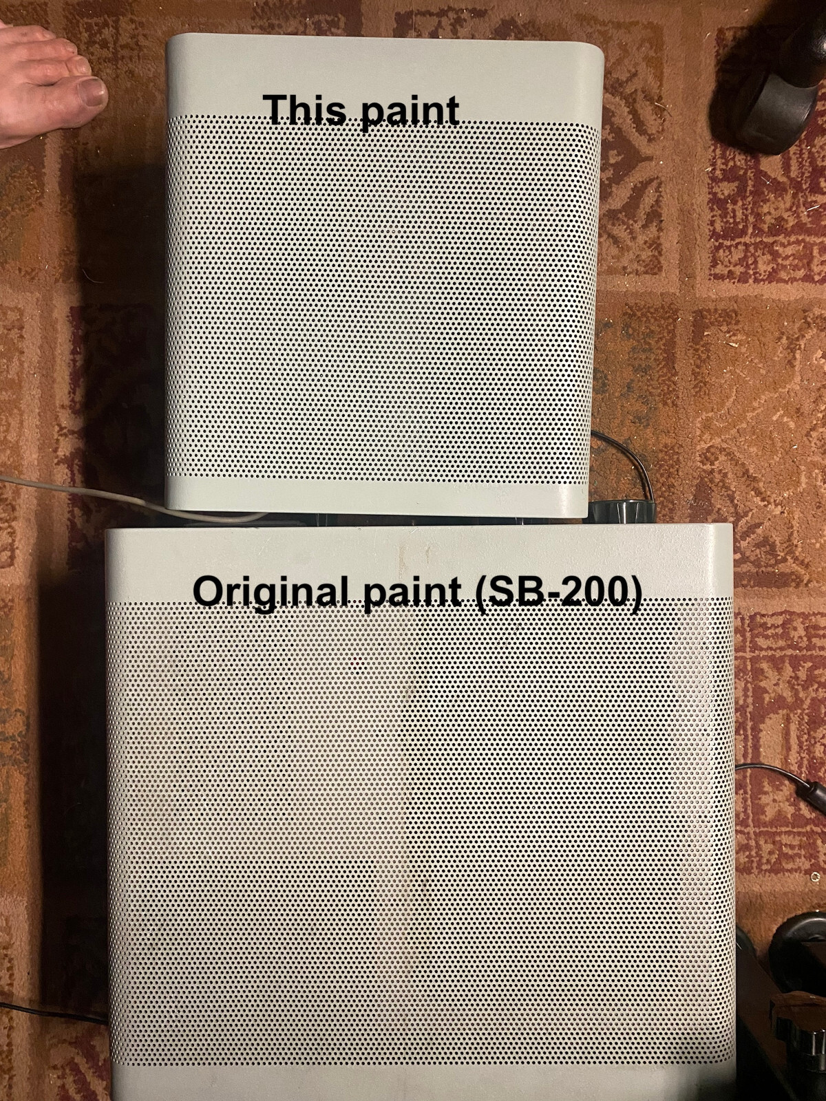 Heathkit SB Series spray paint