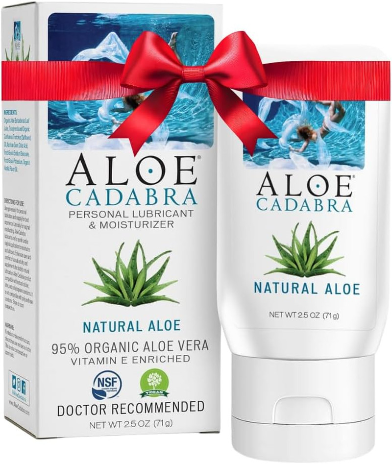 Aloe Cadabra Natural Water Based Personal Lubricant and Vaginal Moisturizer, Org