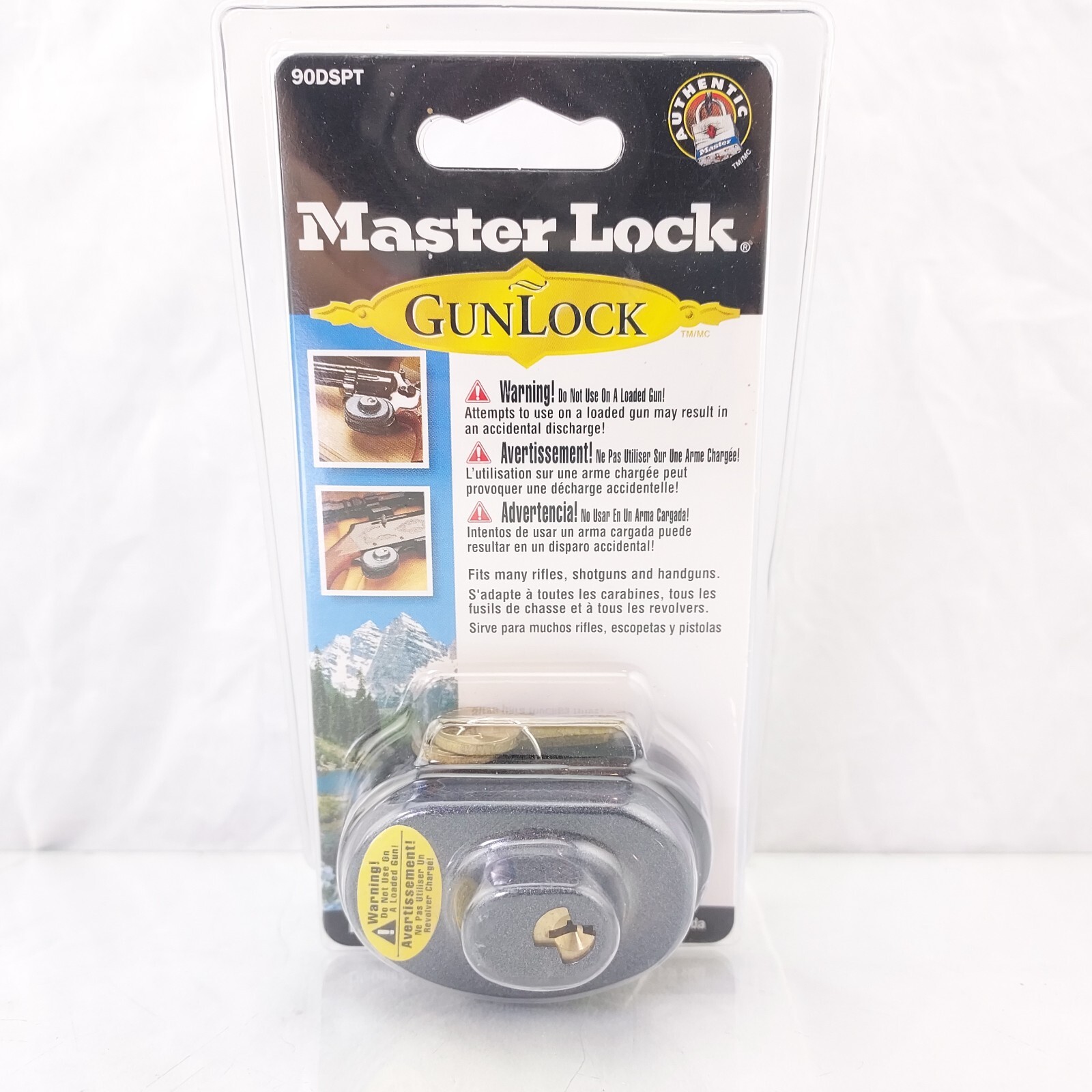 NEW Master Lock 90DSPT Gun Trigger Lock SAFTEY Handgun