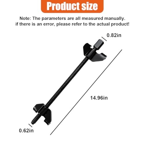 2PCS 14" Coil Spring Compressor Tool, Heavy Duty Auto Suspension Strut Black