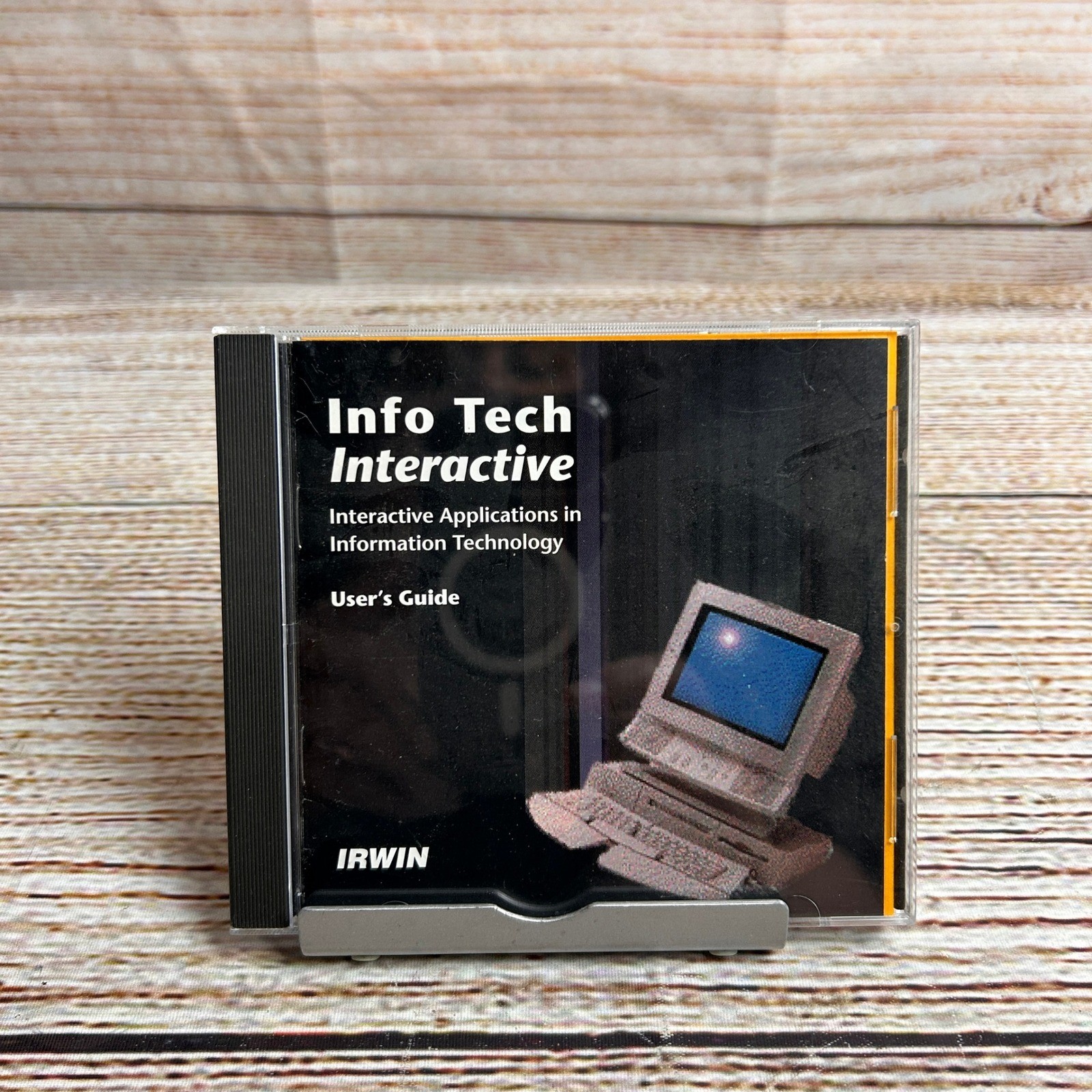 Info Tech Interactive Windows CD-ROM 1995 Irwin Educational Software Vintage IT