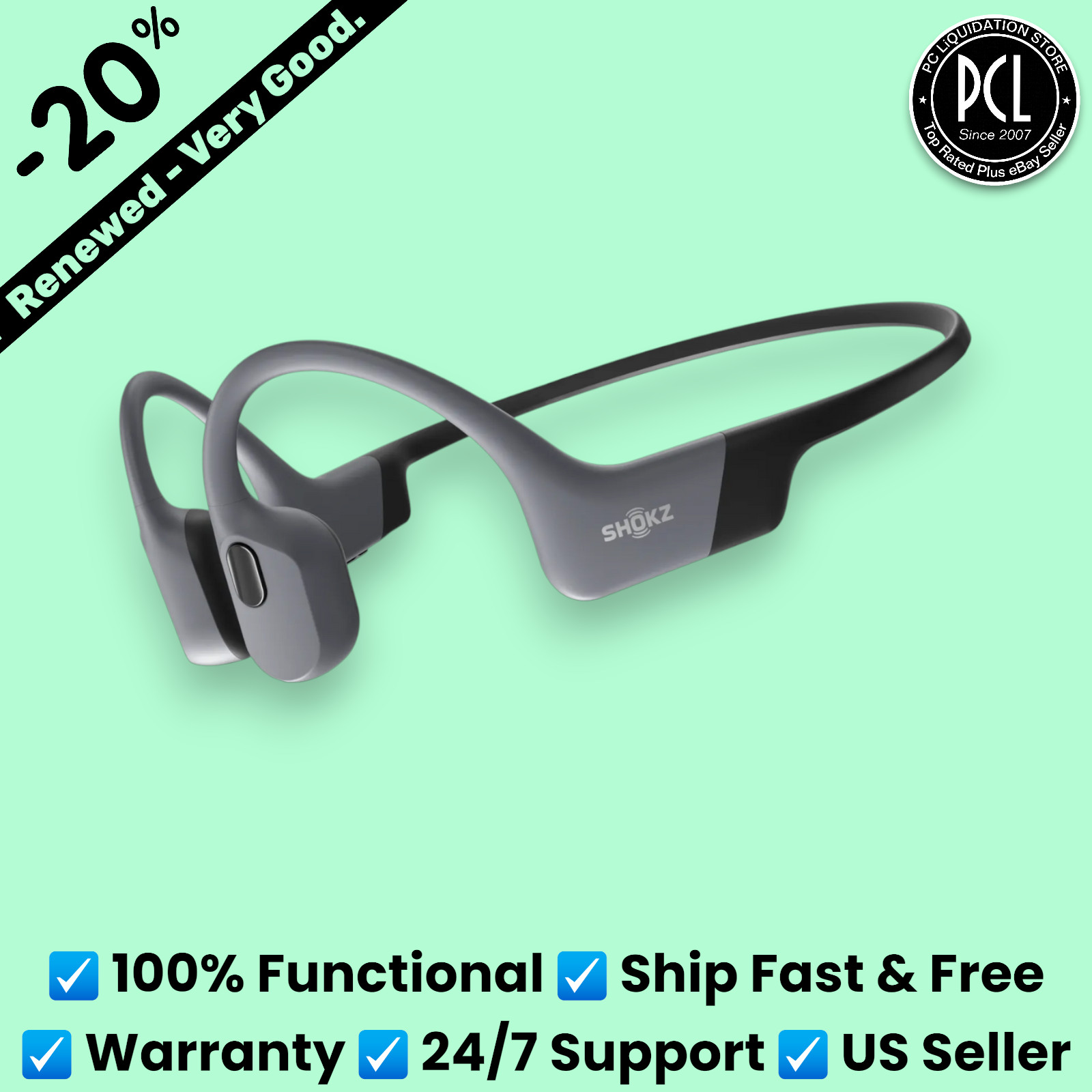 ✅ Shokz OpenSwim Pro Bone Conduction Headphones IP68 Waterproof Bluetooth MP3 ✅