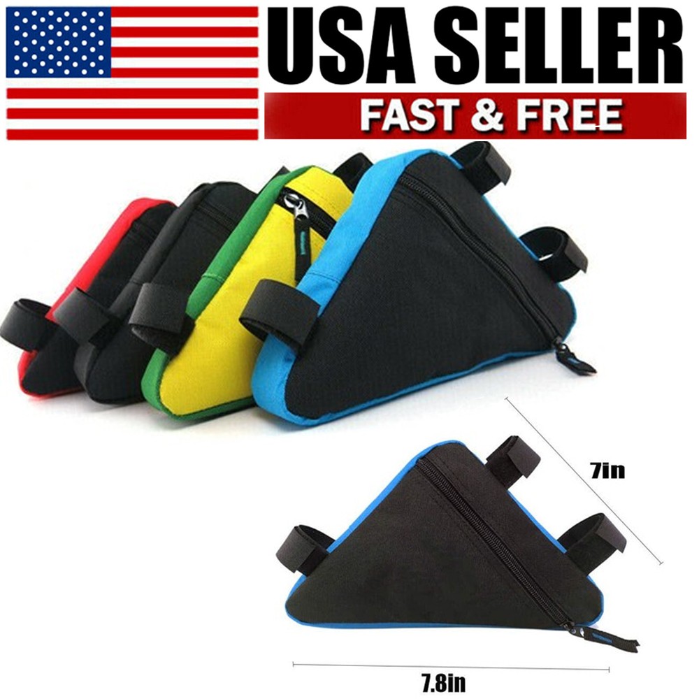 Bike Bag Adjustable Cycling Decor Pouch Bicycle Storage Triangle Saddle Frame