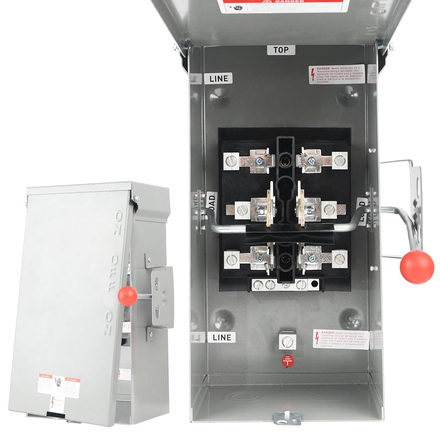 Manual Transfer Switch 100 Amp NEMA 4X, Generator Transfer Switch for Home Gener