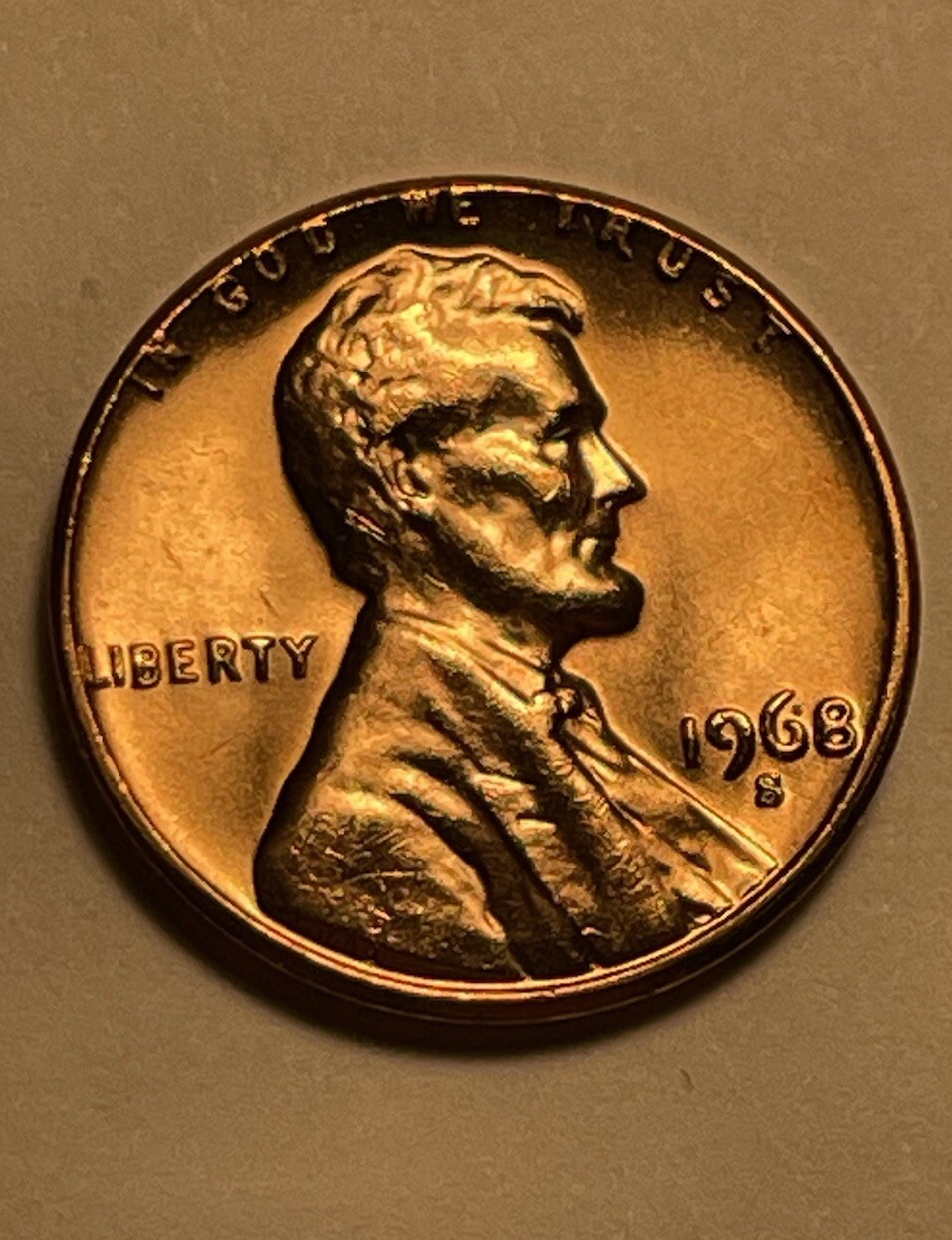 1-1968-S Lincoln Memorial Cent Penny CHBU - Low As $1.31