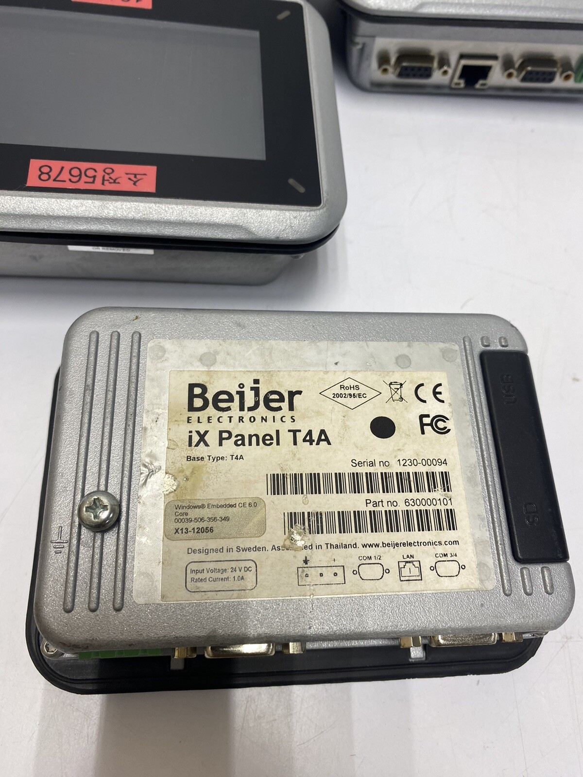BEIJER ELECTRONICS IX Panel T4A 630000101 Touch Panel Working