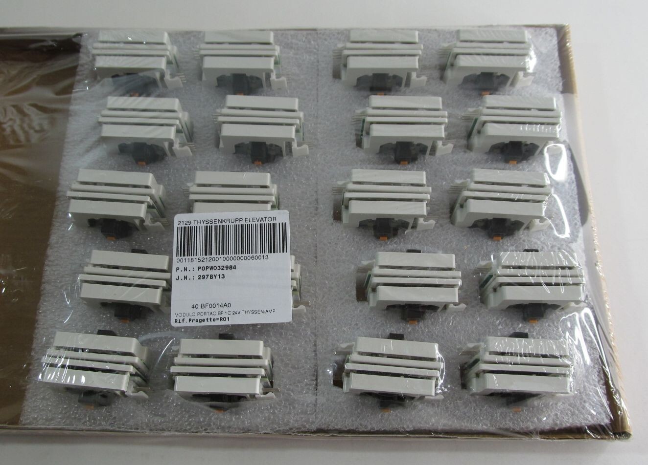 BMG/ THYSSENKRUPP ELEVATOR RED LED PUSHBUTTON CONTACT 297BY13 BF0014A0 9739567