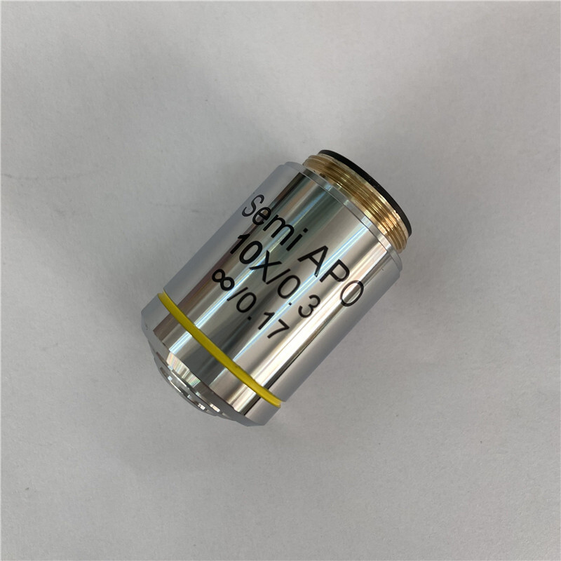 Flat Field Semi-achromatic Infinite Objective Lens f Biologic Microscope 4X-100X