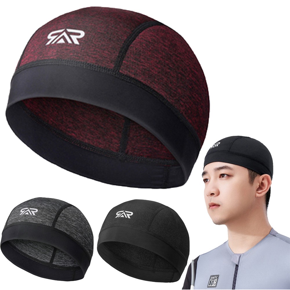 Sweat Wicking Doo Rag Cooling Beanie Helmet Liner Men Sport Bald Dome Skull Caps