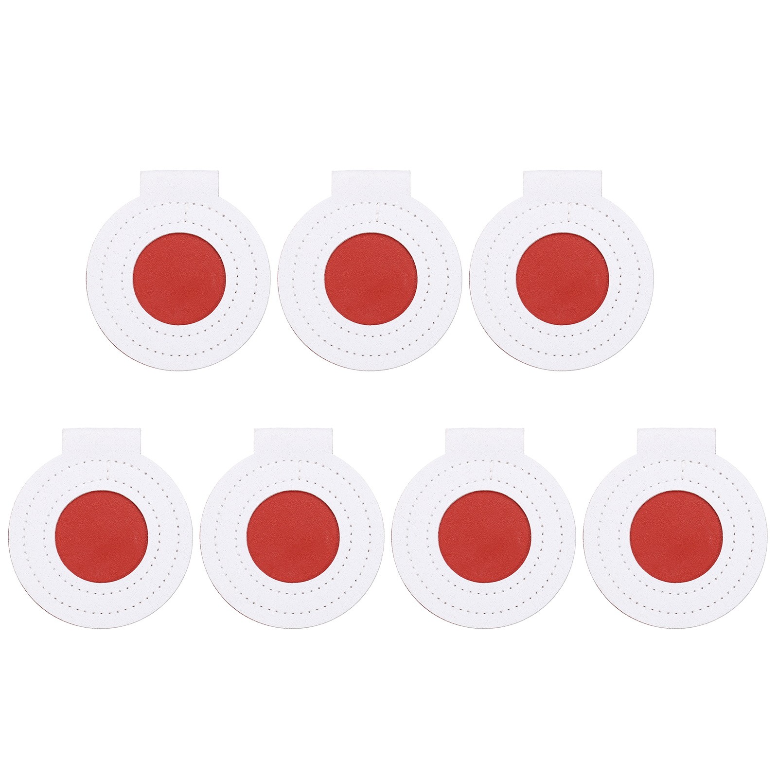 7Pcs Microfiber Bullseye Targets for Shooting Practice 8cm