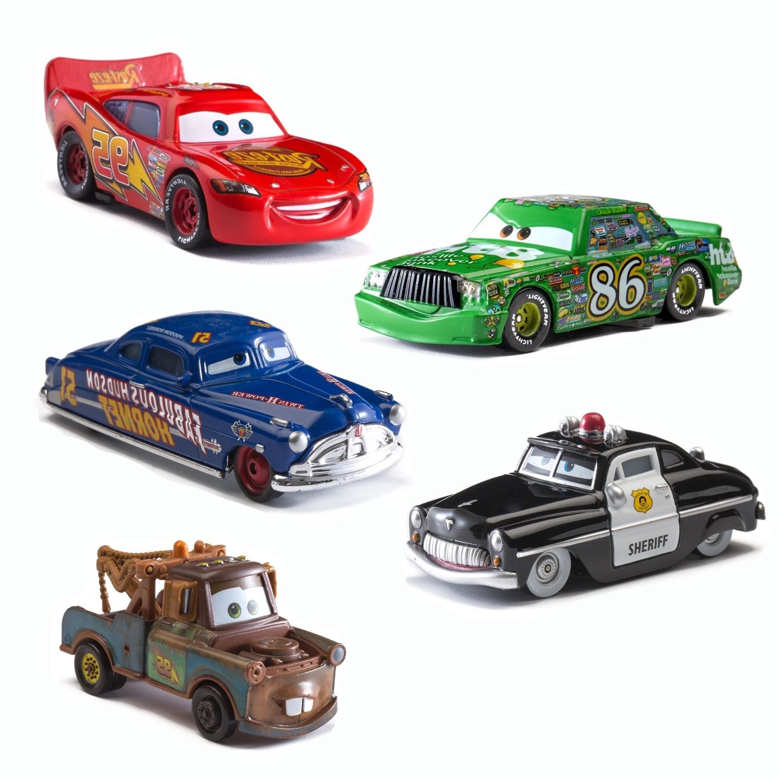 Disney Pixar Cars Lightning McQueen 1:55 Diecast Model Car Toys Gift Kids