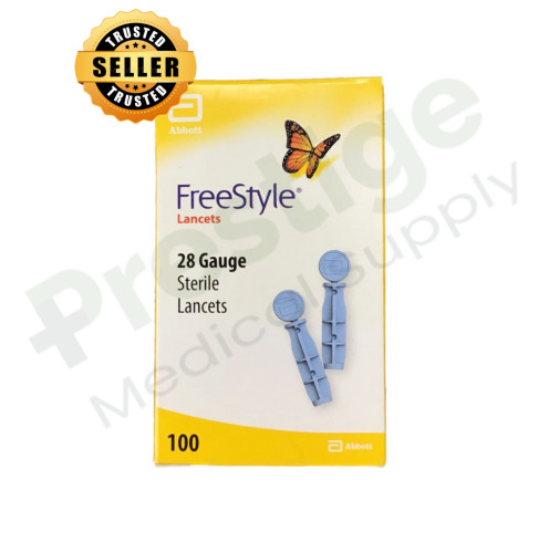 Freestyle 28 Gauge Diabetic Lancets 100ct  NEW AND SEALED **USA SELLER**