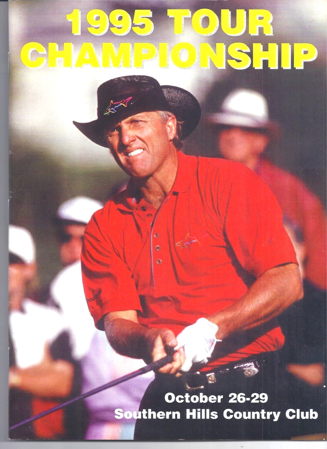 1995 TOUR CHAMPIONSHIP PROGRAM Southern Hills Country Club - Greg Norman