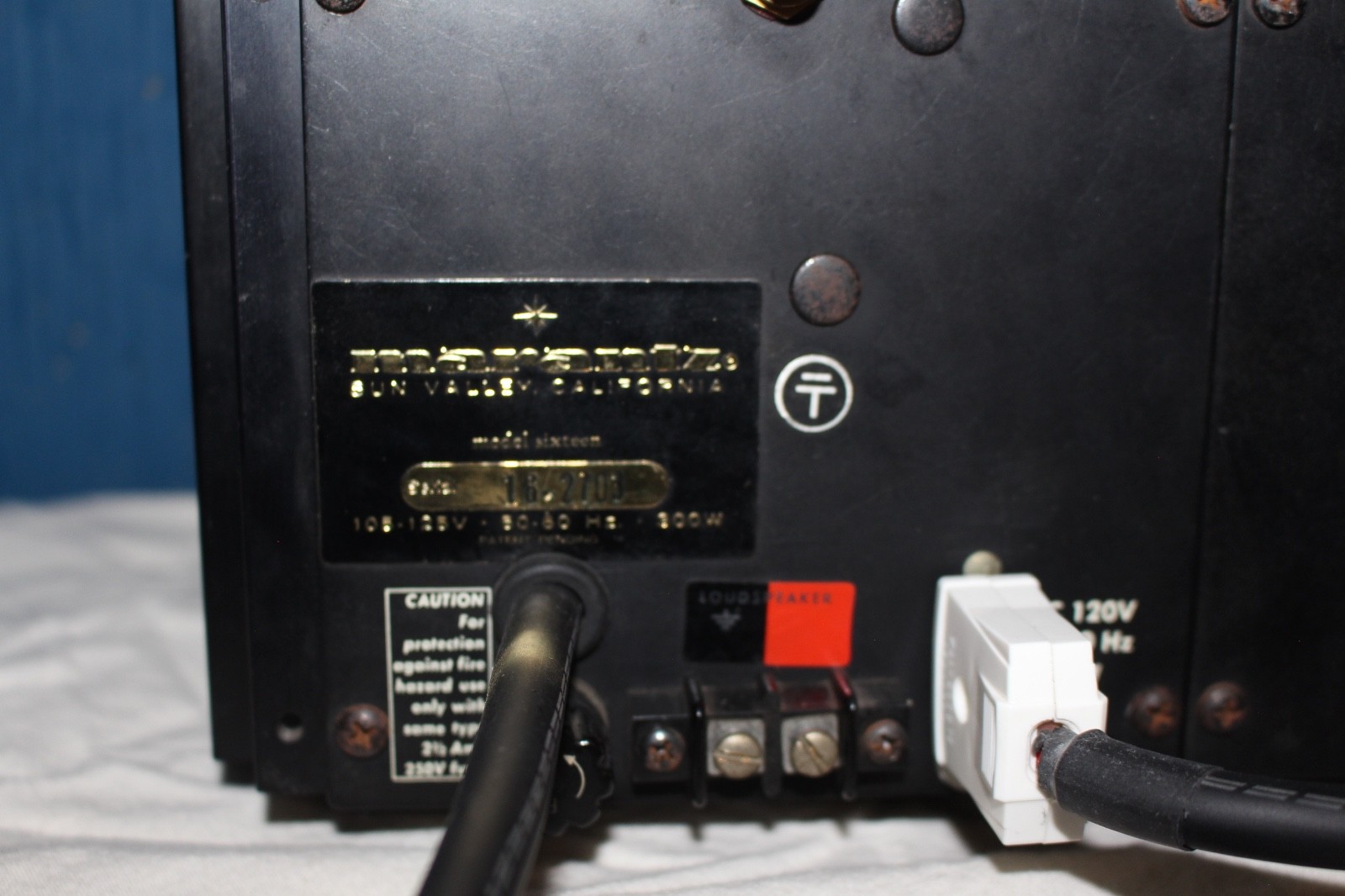 Marantz Power Stereo Amplifier Model 16 - Serviced