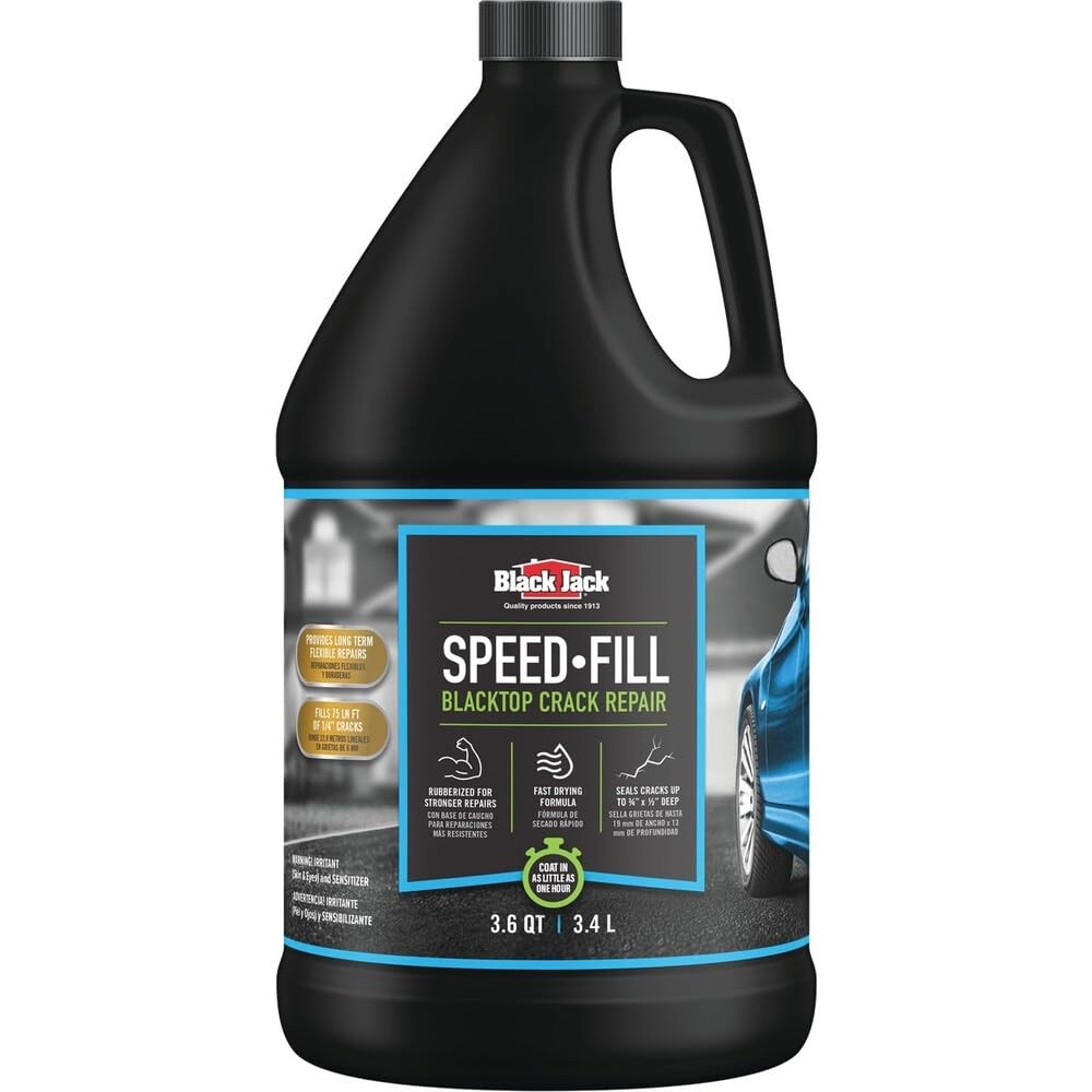 Gardner-Gibson 6438-9-34 Series 3.6QT Crack Stop Filler 1 Gal., Black
