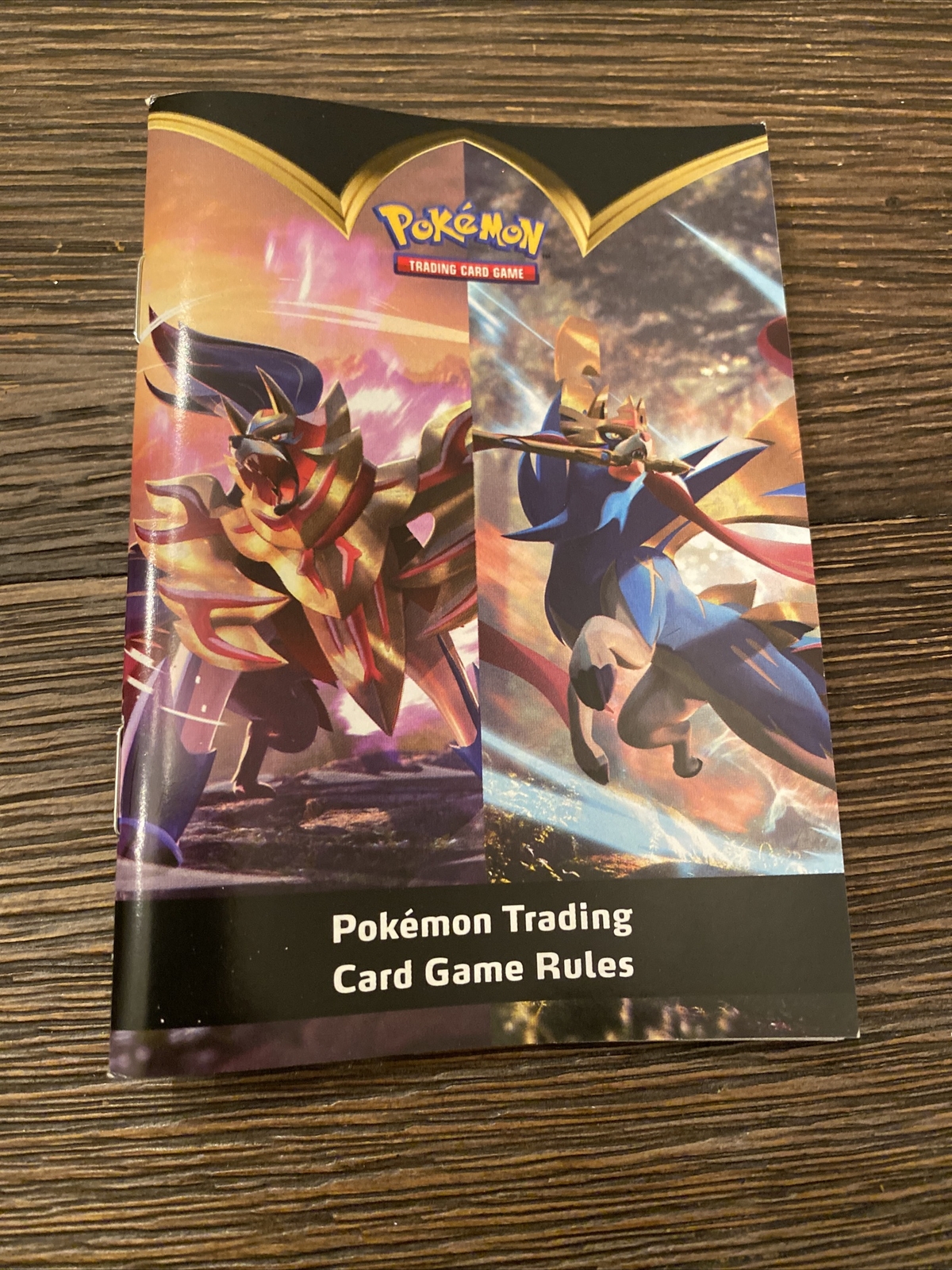 Pokemon TCG Trading Card Game Rules Rule Book Sword & Shield Artwork