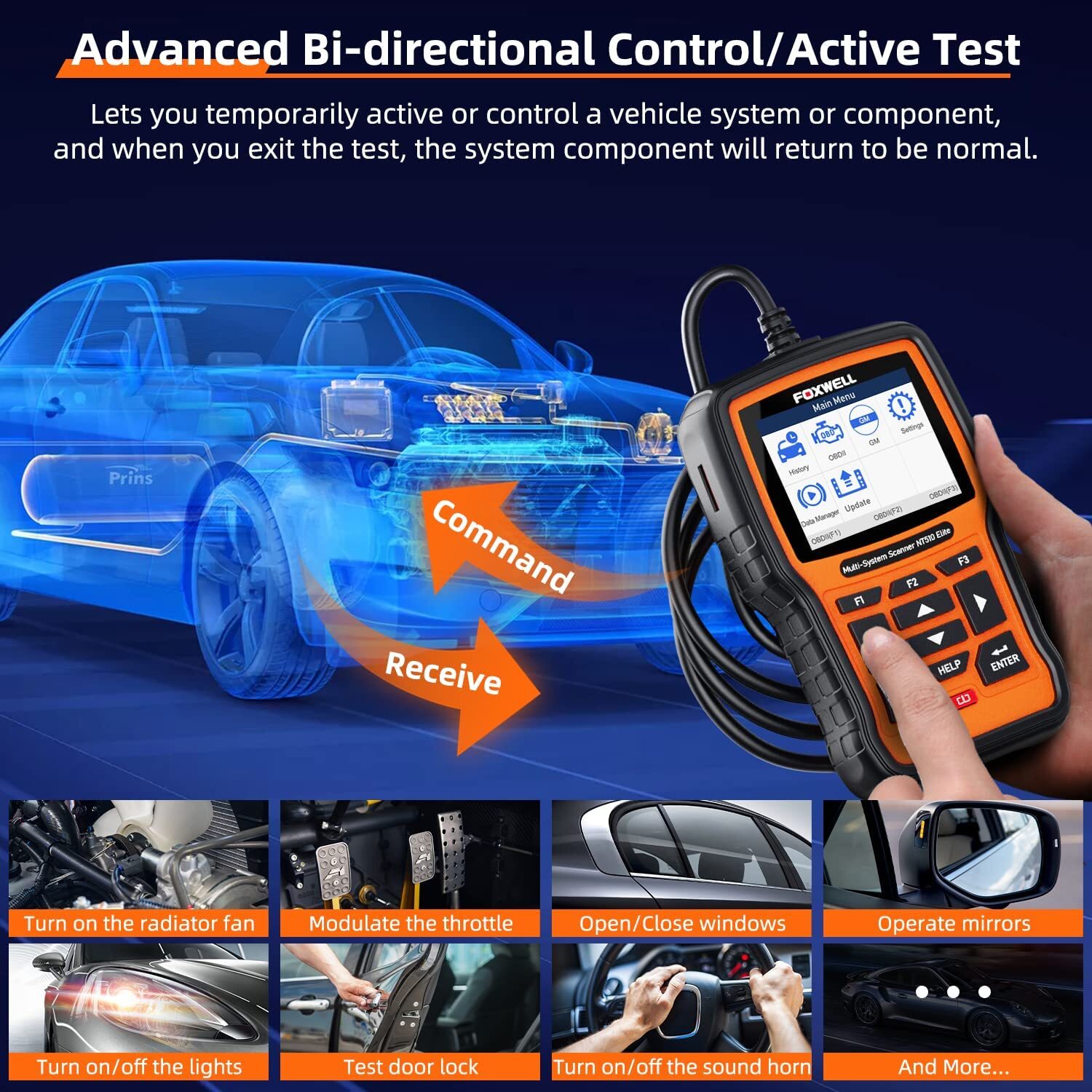 fit for VW/Audi All System Scanner OBD2 Bidirectional Car Diagnostic Scan Tool