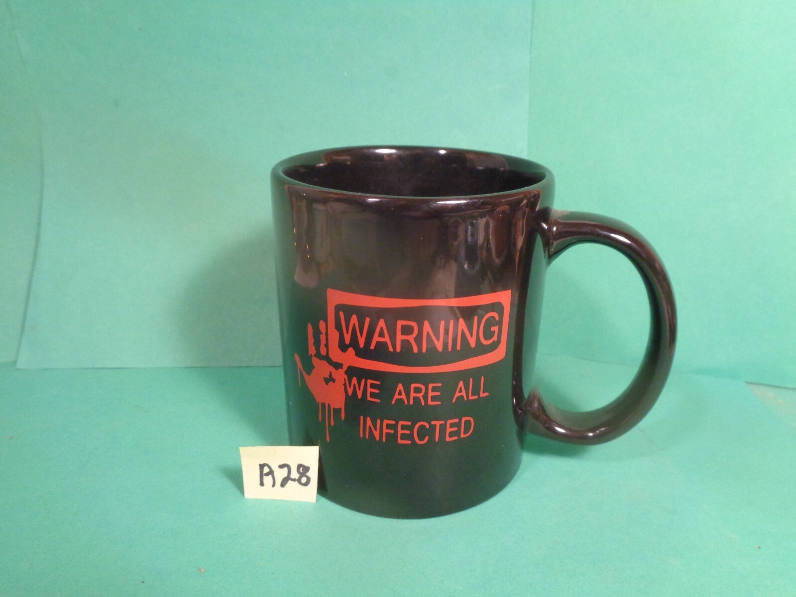 Warning/We Are All Infected Coffee Mug (Used/EUC)
