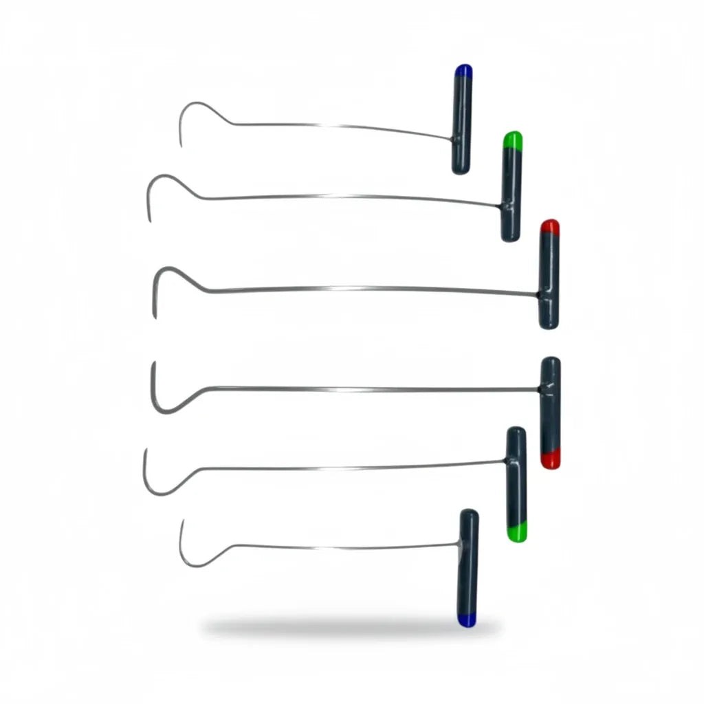 PDR INOX Lurencia Edition 6-Piece C-Bend PDR Rod Set (Sharp Tip)