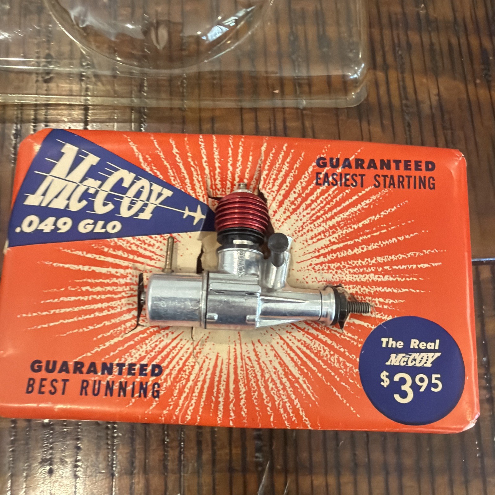 Vintage McCoy .049 Nitro Engine New In Original Packaging