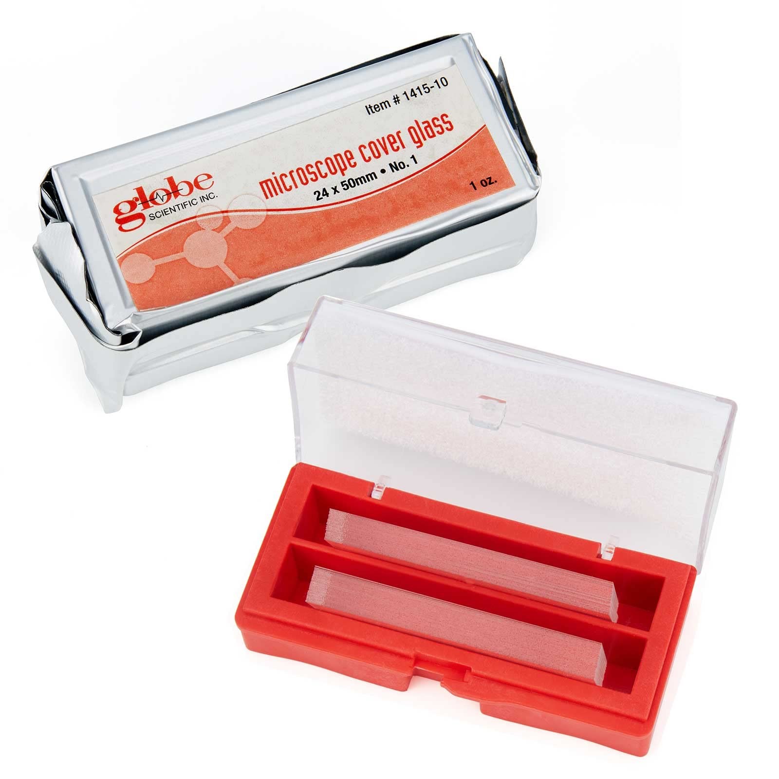 1415-10 Cover Glass, 24 x 50mm, No. 1 Thickness (Case of 10)