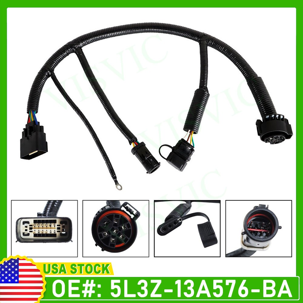 For 2005-2008 Ford F-150 7 Pin Tow Hitch Wiring Harness Assembly 5L3Z-13A576-BA