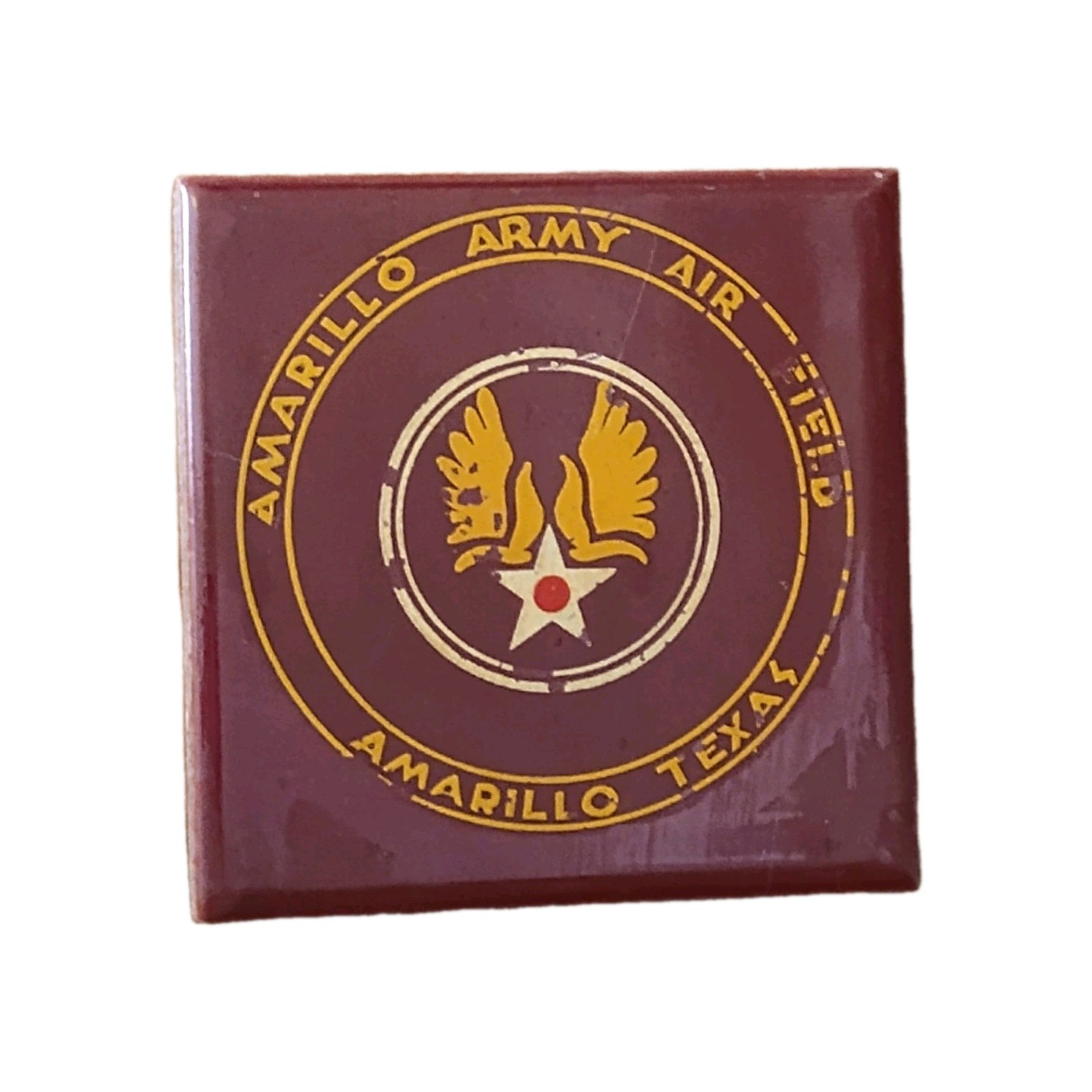 AMARILLO ARMY AIRFIELD TEXAS Tile Coaster