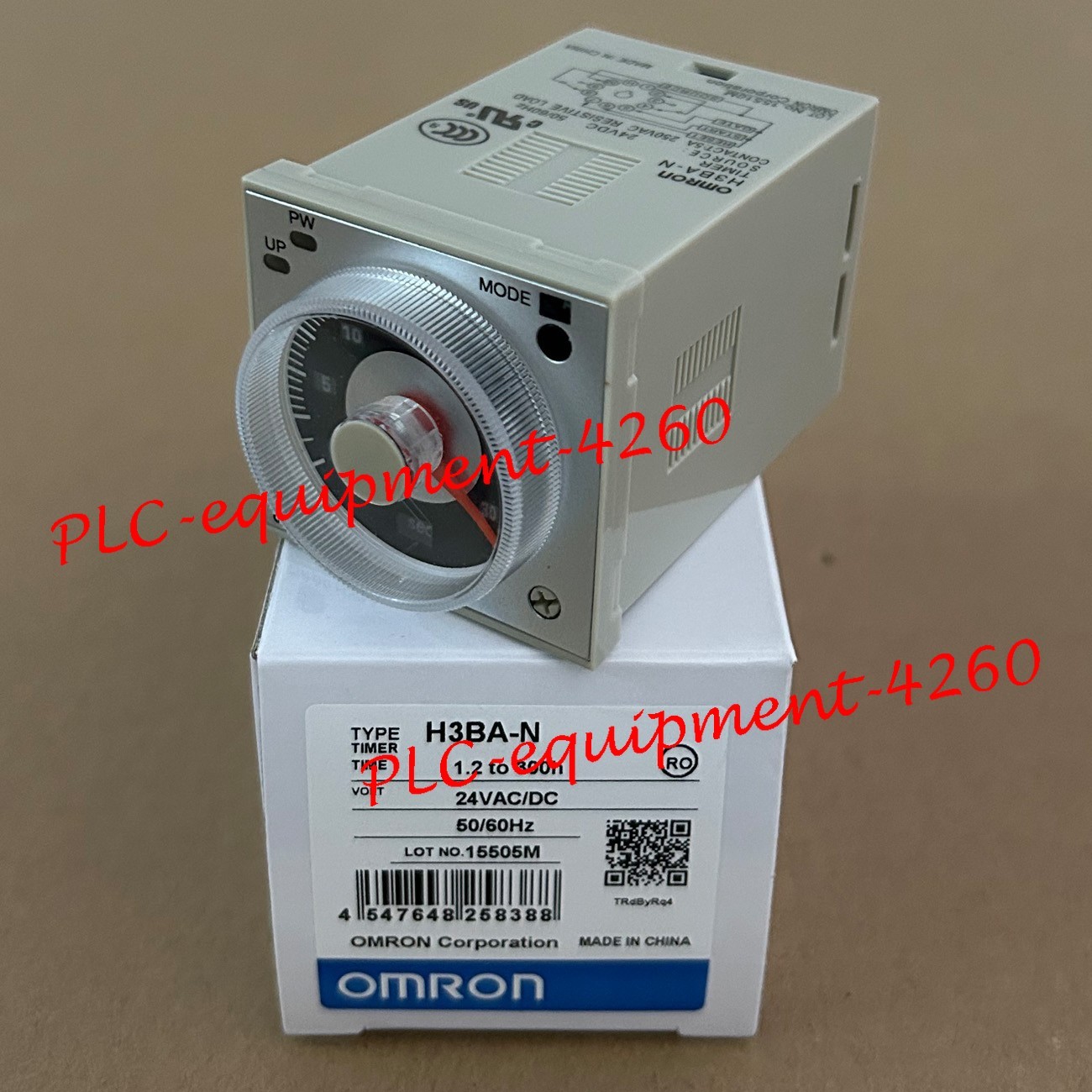 Brand New in Box OMRON H3BA-N 24VDC 50/60Hz Timer Relay 1-Year Warranty