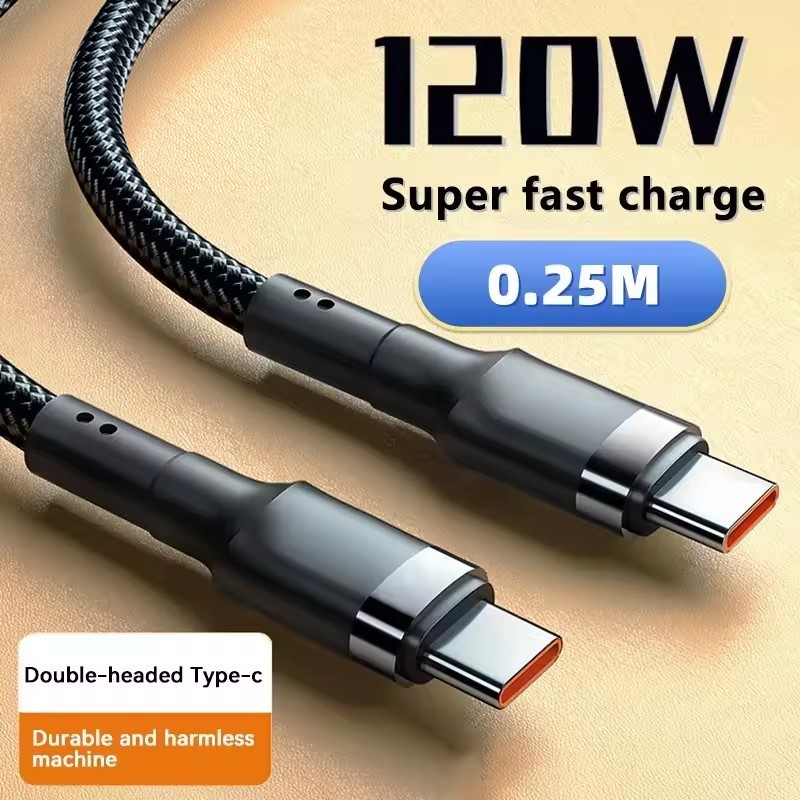 120W USB C to USB C Fast Charging Cable PD Quick Charge Cord
