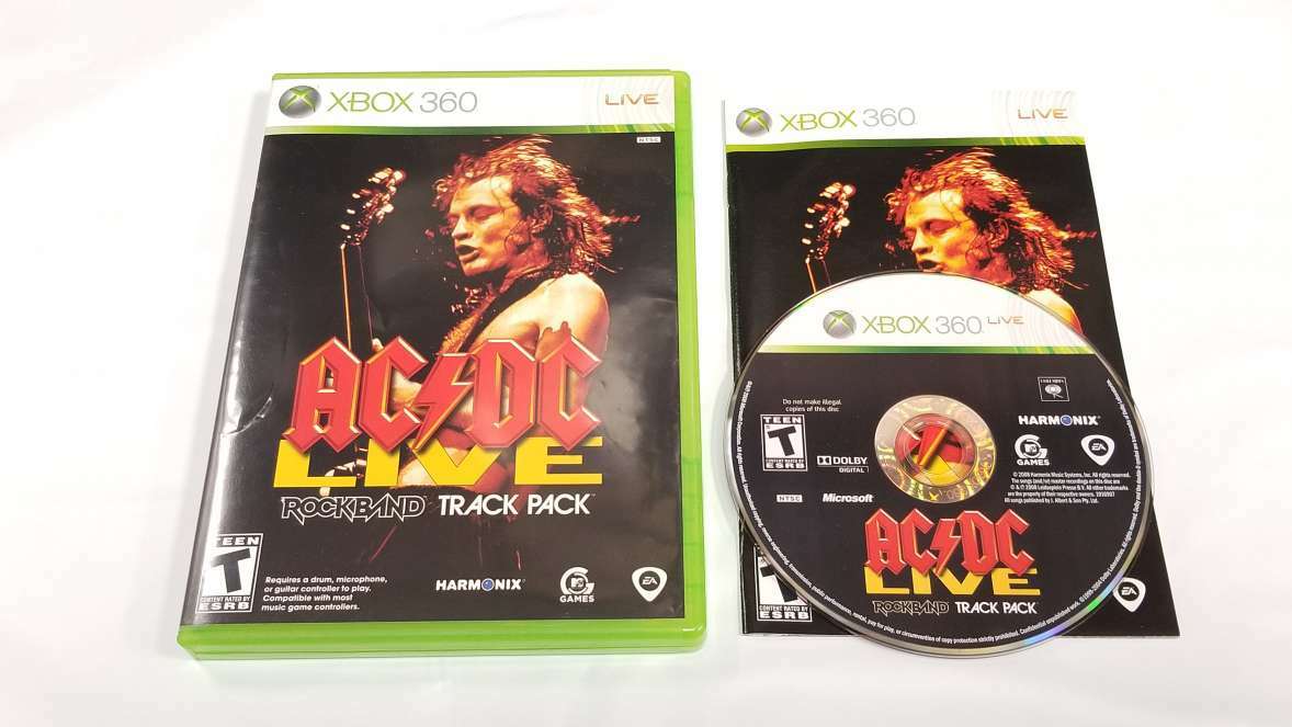 AC/DC Rock Band Track Pack (GAME ONLY) for XBOX 360 *(UVG)