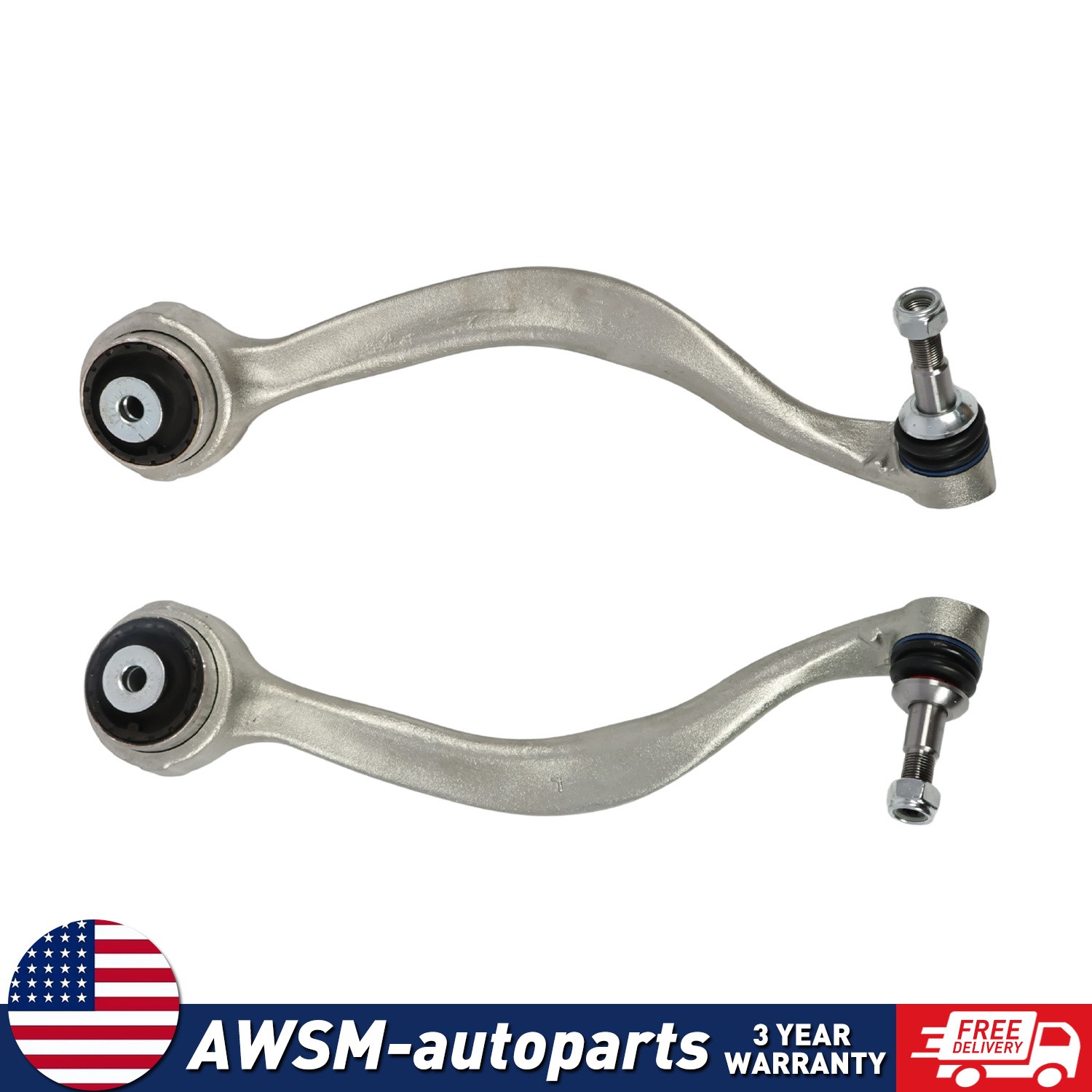 2pcs For 2019-2022 BMW X5 X7 Front Left & Right Forward Lower Control Arm New