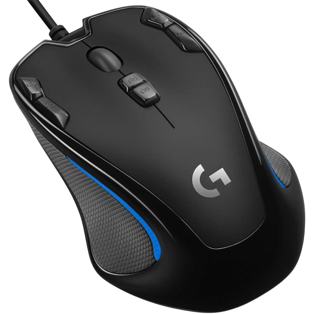 Logitech G300s Optical Ambidextrous Gaming Mouse – 9 Programmable Buttons