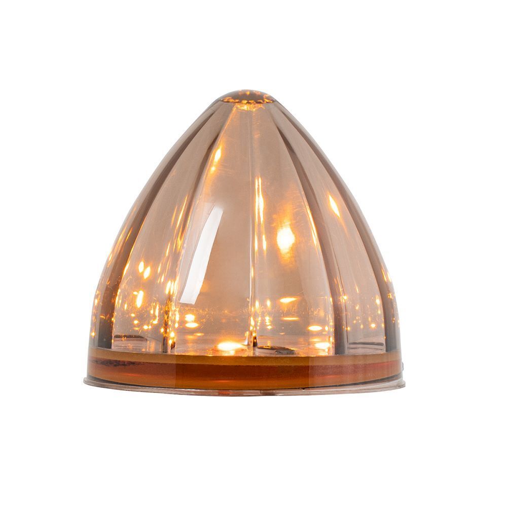 79550 2" AMBER/SMOKE WATERMELON LED LIGHT IN SMOKE LENS