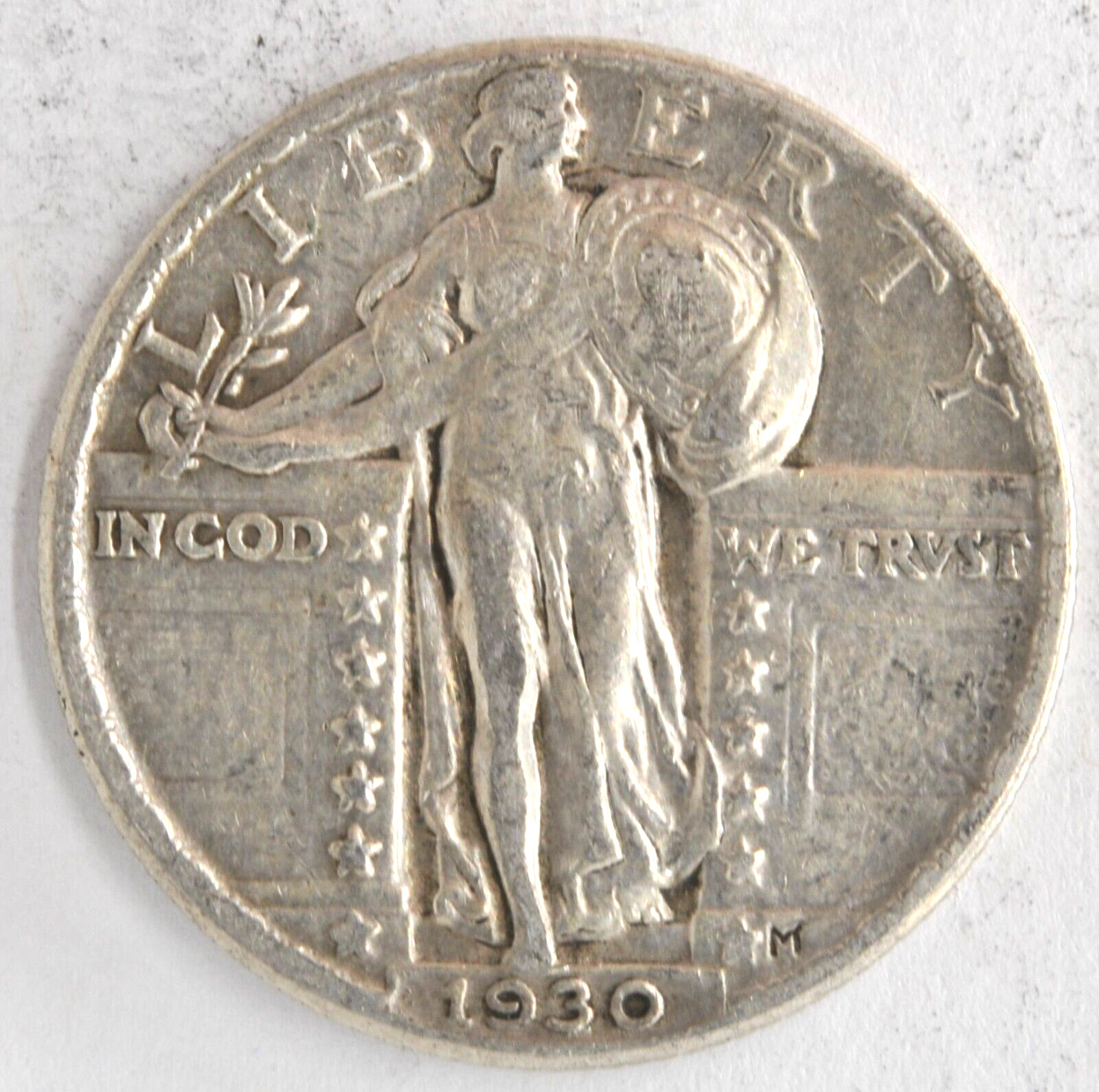 United States 1930 Standing Liberty Quarter 90% Silver Philadelphia Mint Coin