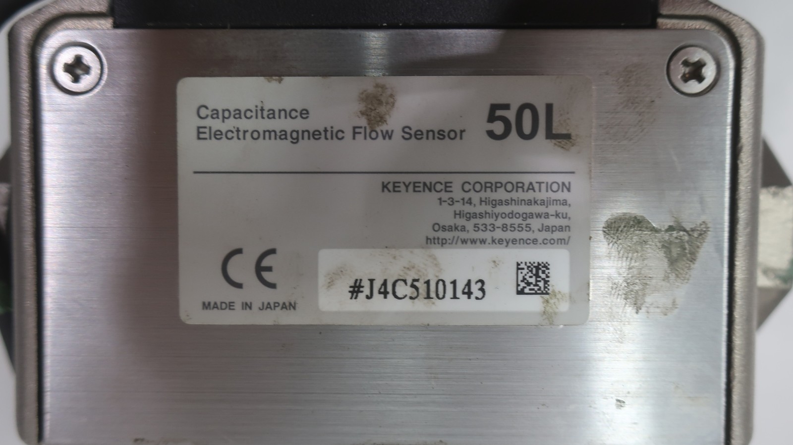 Keyence FD-M50ATP Capacitance Electromagnetic Flow Sensor 24v-dc