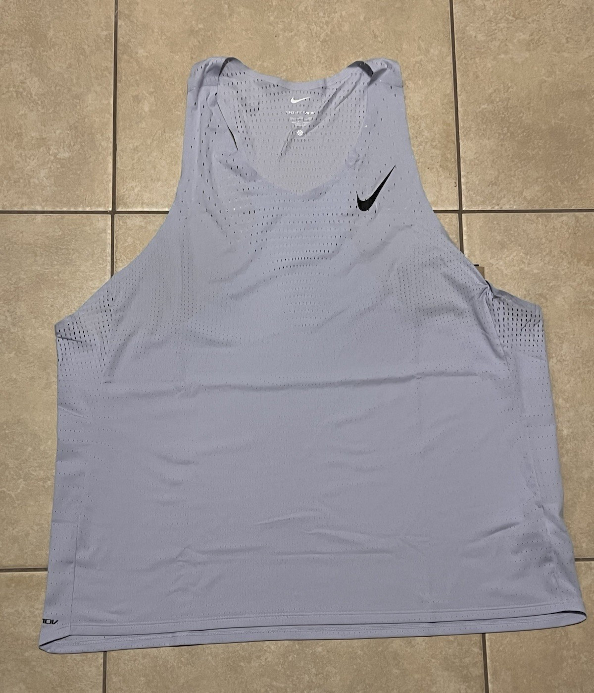 Nike Aeroswift Dri-Fit Beach Ghost Running Singlet Mens Sizes NEW* FN4231-057