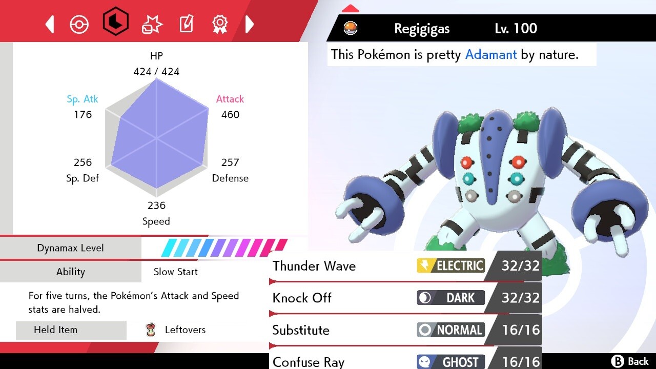 Pokemon Sword and Shield 6iv Shiny Regigigas - FAST DELIVERY!