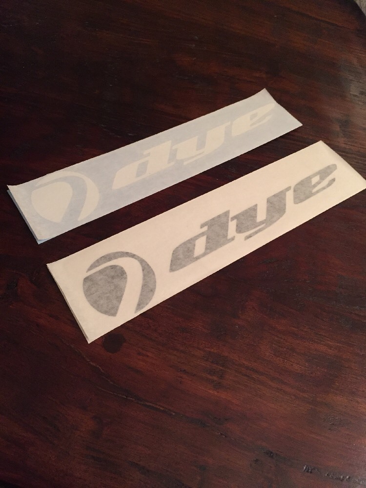Dye Paintball Vinyl Decal