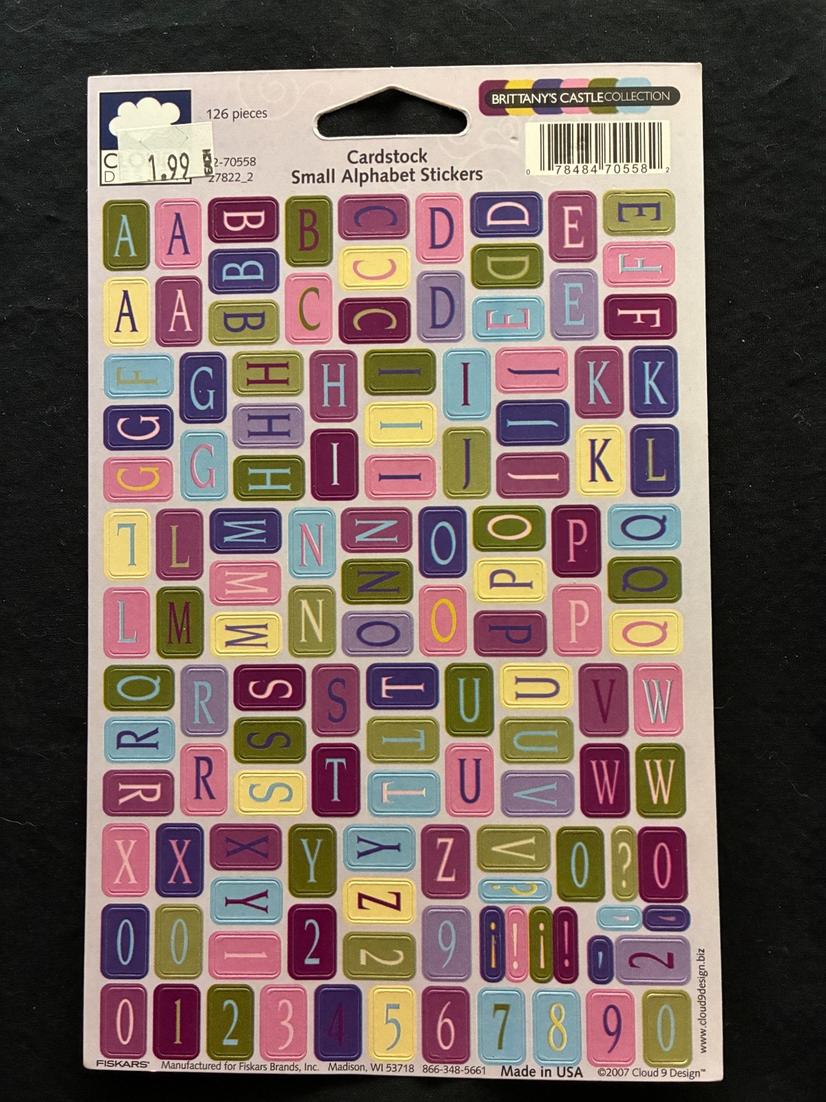 ASSORTED ALPHABET STICKERS